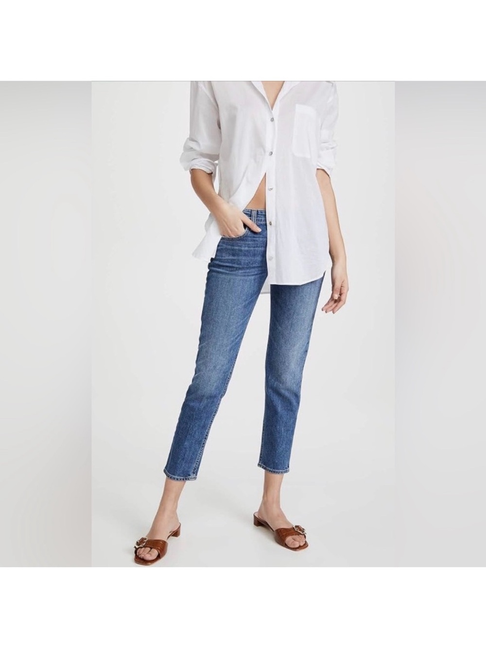 Rag & Bone Dre Low-Rise Slim Boyfriend Jeans Size 27